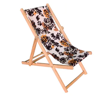 Espreguiçadeira em madeira 